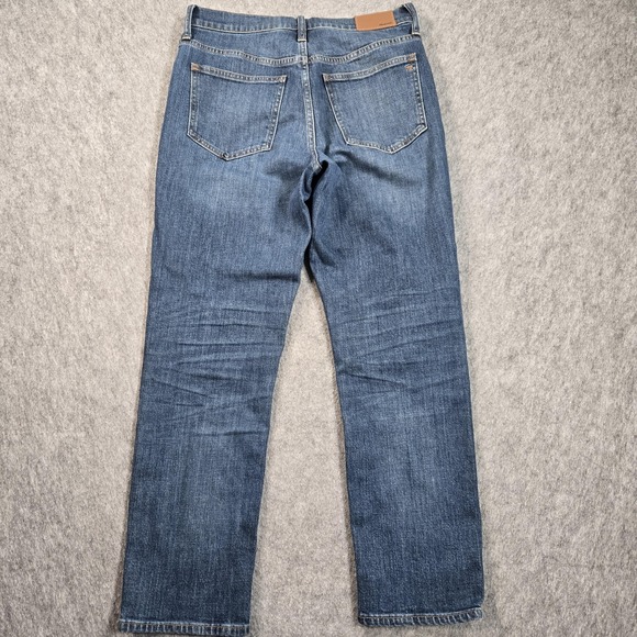 Madewell The Perfect Vintage Jeans Womens 27 Blue High Rise Straight Button Fly - Picture 3 of 15